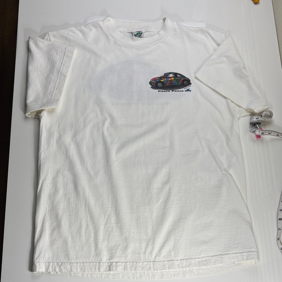 Peace Frogs Colorful Graphic Tee - White - Picture 3 of 5